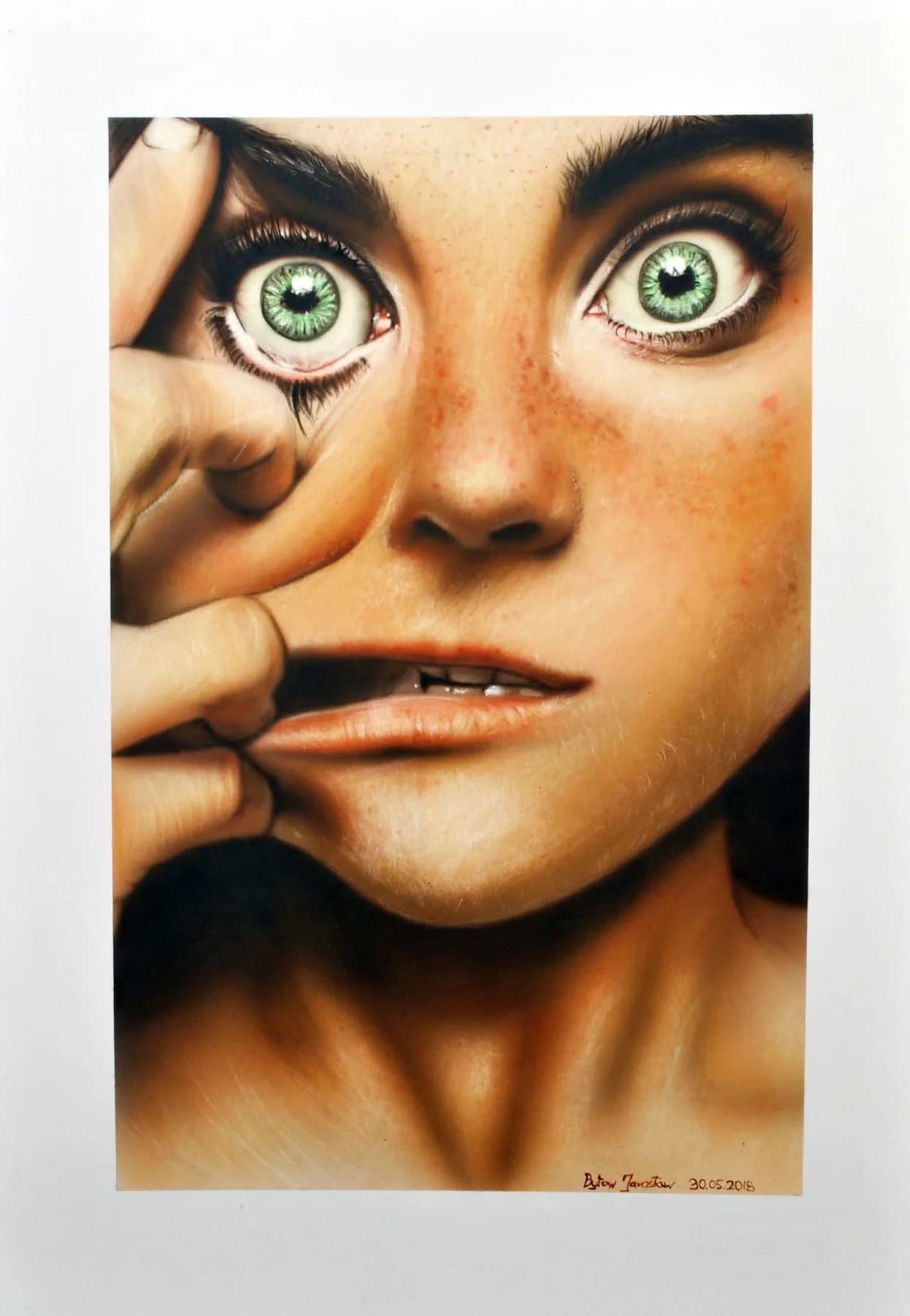 zielonooka — Portret w pełnym kolorze